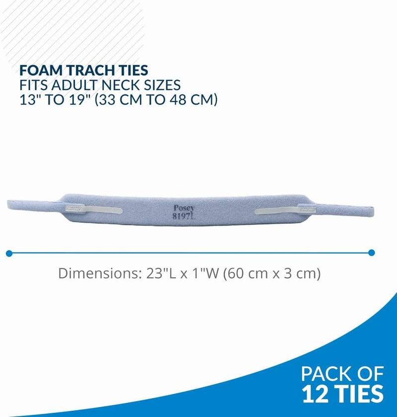 Posey Adult's Foam Trach Collar - Large Size (13-24) - Box of 12 - Image 2